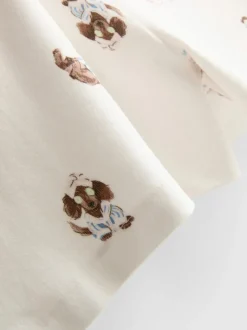 „Love To Lounge“ Schlaf-Jumpsuit mit Hunde-Print