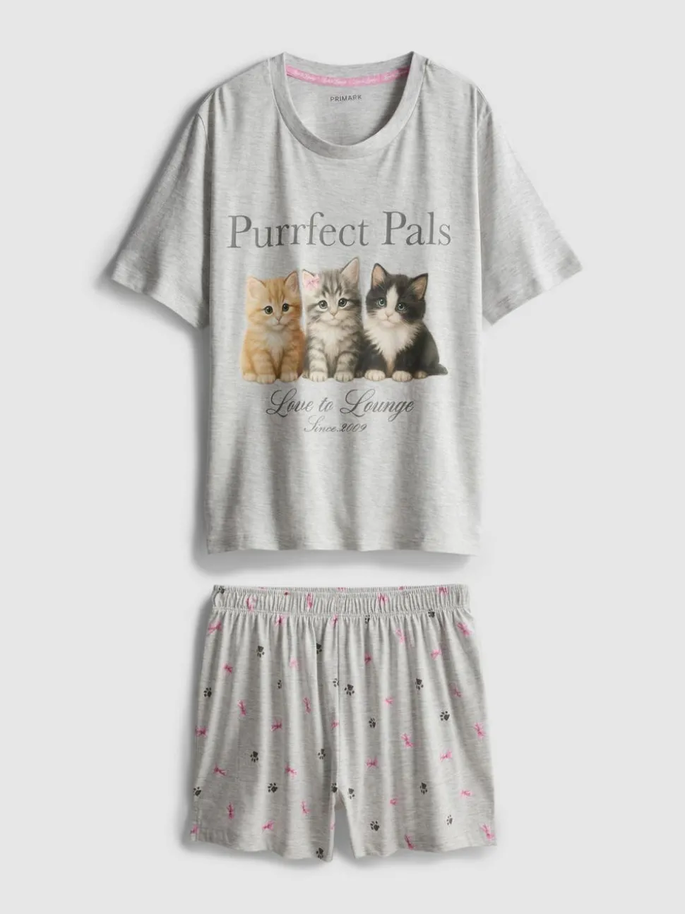 „Love To Lounge“ Schlafshorts mit hohem Baumwollanteil und Print