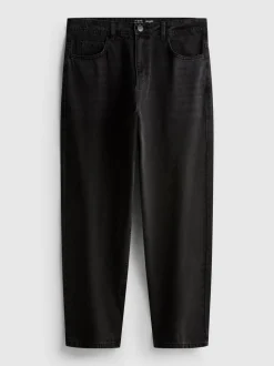 Lässige Jeans mit geradem Bein und mittlerer Leibhöhe