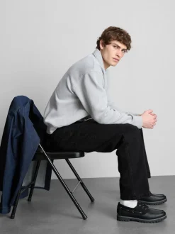 Lässige Jeans mit geradem Bein und mittlerer Leibhöhe