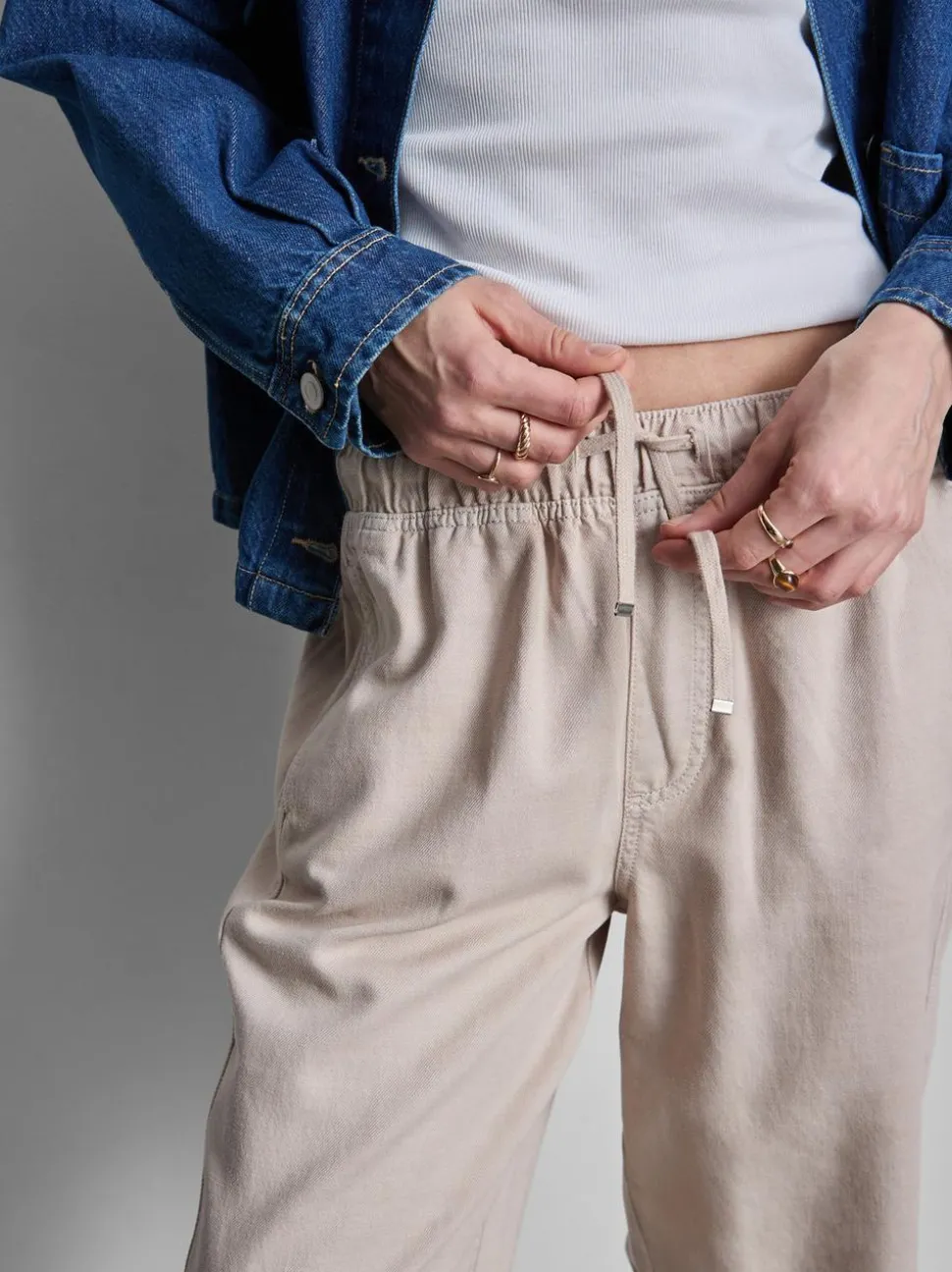 Lässige Jogginghose aus Baumwollmischung