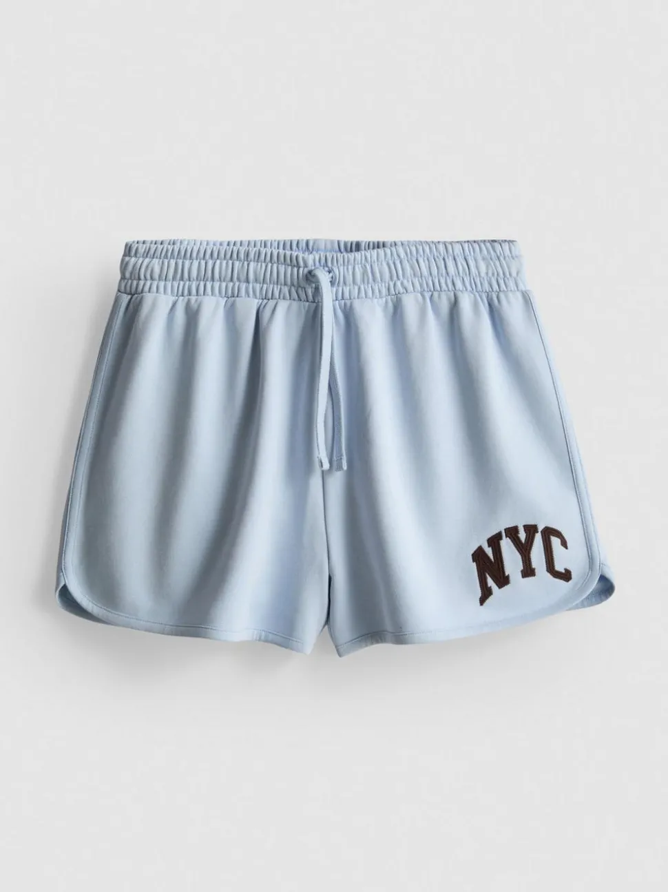 Lässige „NYC“ Shorts mit hohem Baumwollanteil