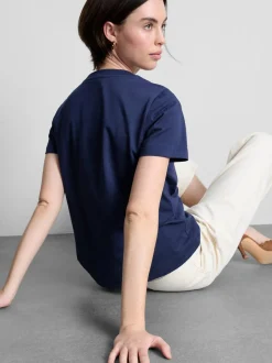 Lässiges „Honda“ Baumwoll-T-Shirt mit Grafik