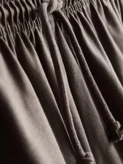 Lässige Shorts aus Baumwolle mit Kordelzug