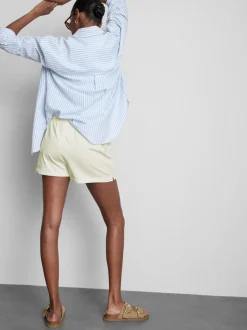 Lässige Shorts aus Baumwolle mit Kordelzug