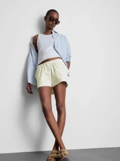 Lässige Shorts aus Baumwolle mit Kordelzug