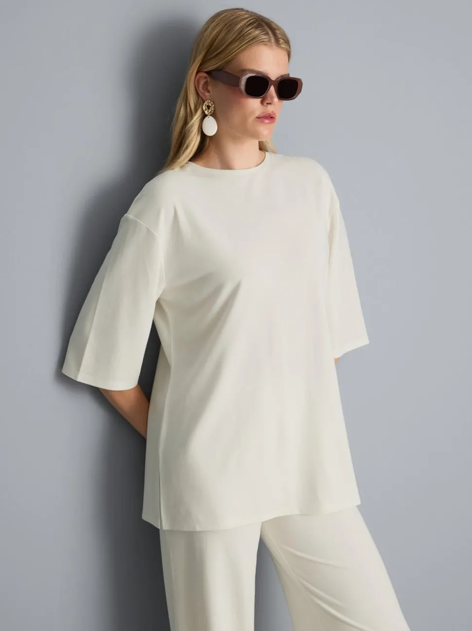 Lässiges Jersey-T-Shirt