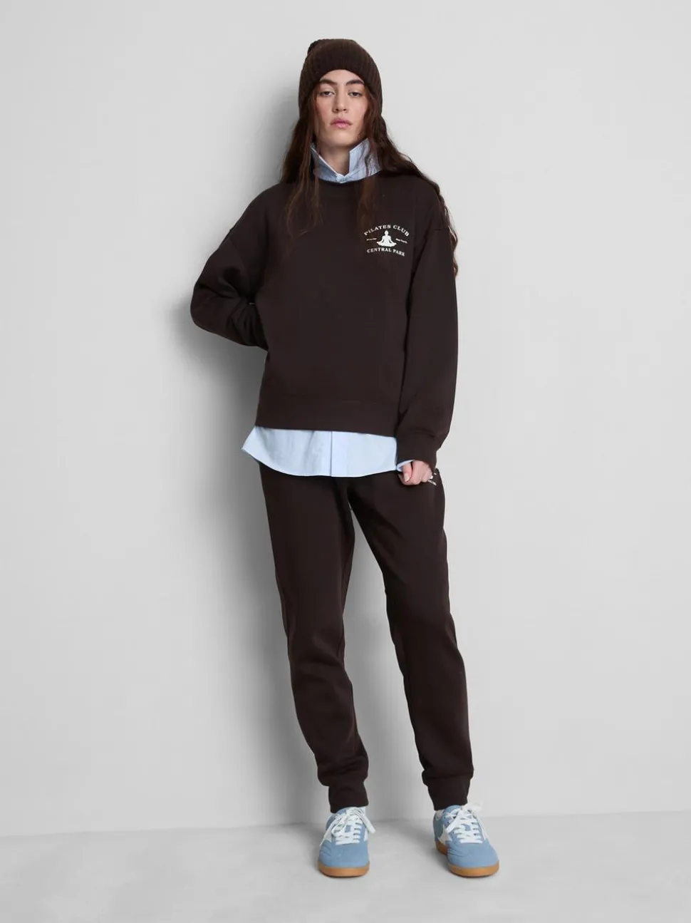 Lässiges Sweatshirt aus Baumwollmischung mit Print