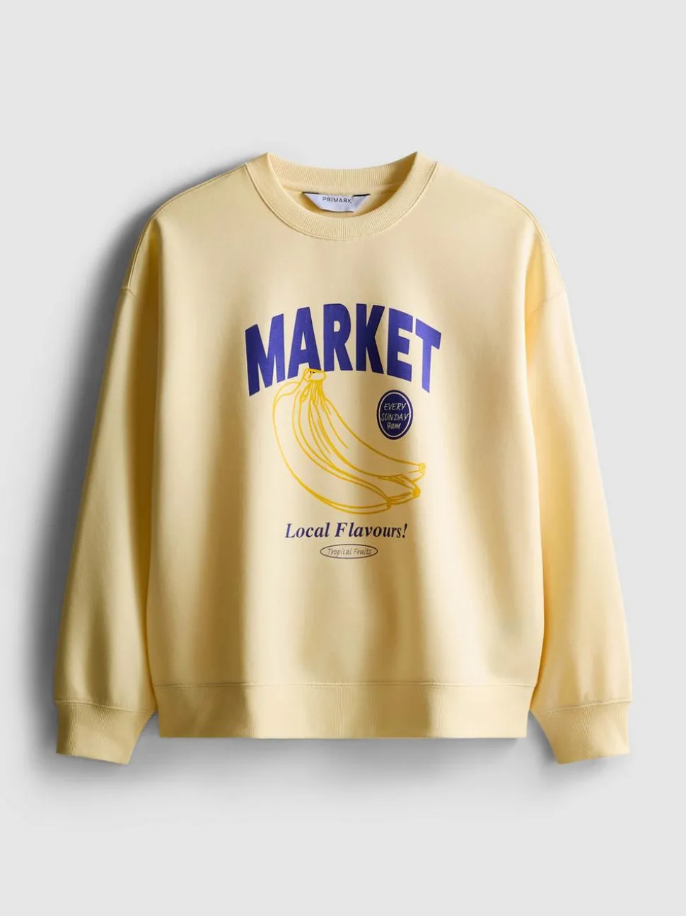 Lässiges Sweatshirt aus Baumwollmischung mit Print
