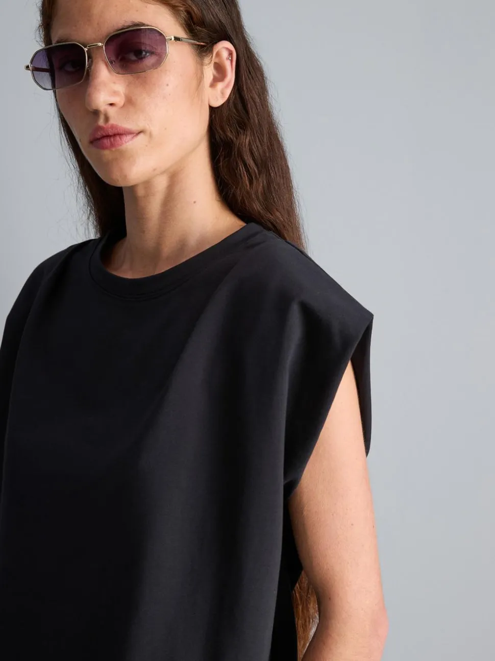 Lässiges Sweatshirt-Tanktop