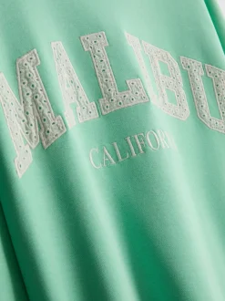 „Malibu“ Oversized-Sweatshirt mit hohem Baumwollanteil