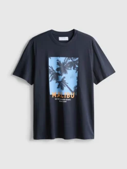 „Malibu“ T-Shirt mit Grafik