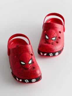 „Marvel Spider-Man“ Clogs mit leuchtender Sohle