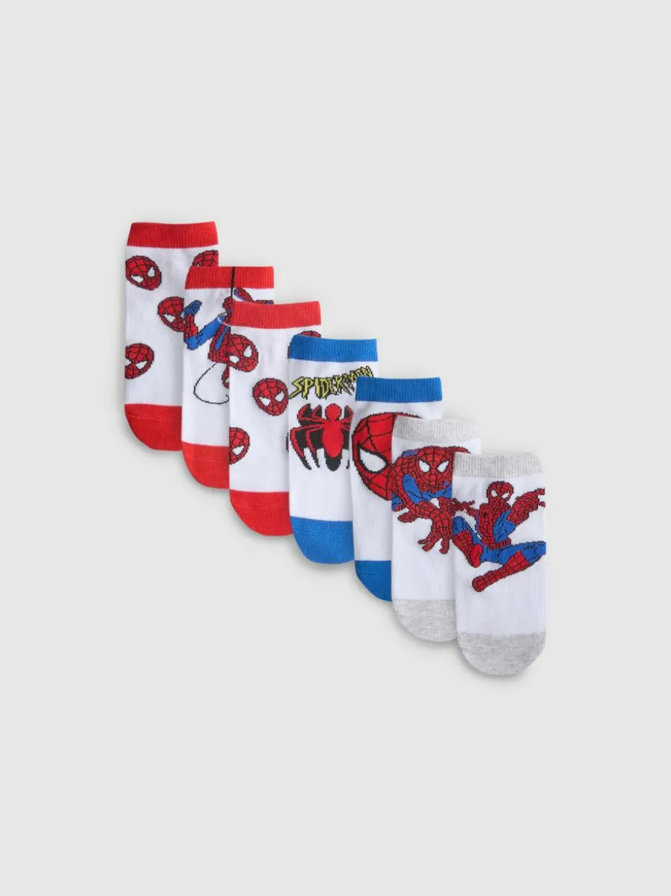 „MARVEL Spider-Man“ Sneakersocken, 7er-Pack