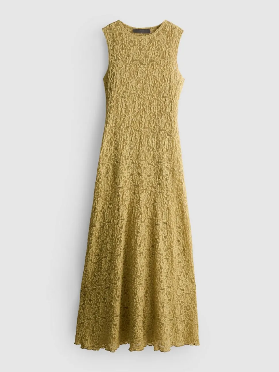 Maxikleid mit Stretchanteil und Spitze