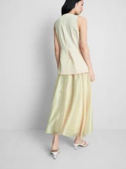 Mehrlagiges „The Edit“ Midikleid mit Schößchen
