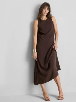 Midikleid in Säulenform