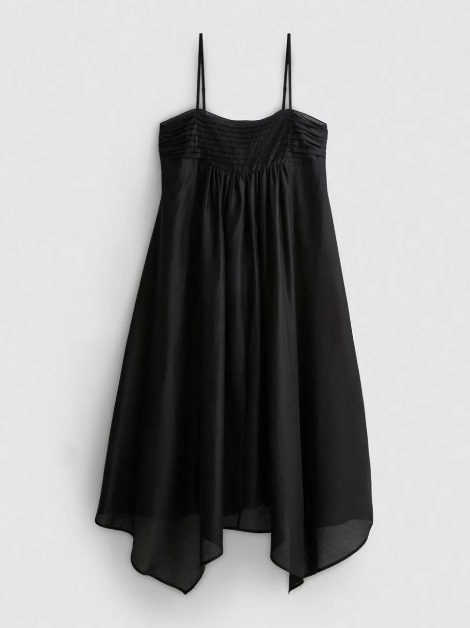 Midikleid mit Zipfelsaum