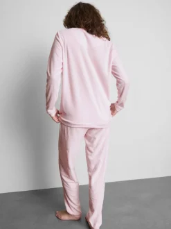 Mikrofleece-Schlafanzug mit Sweatshirt