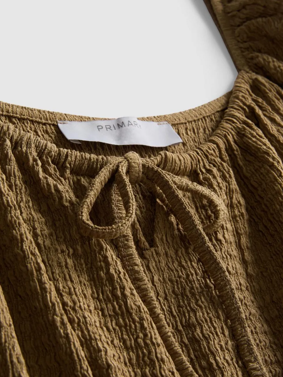 Milchmädchen-Minikleid in Knitteroptik
