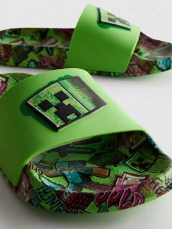 „Minecraft“ Badesandalen