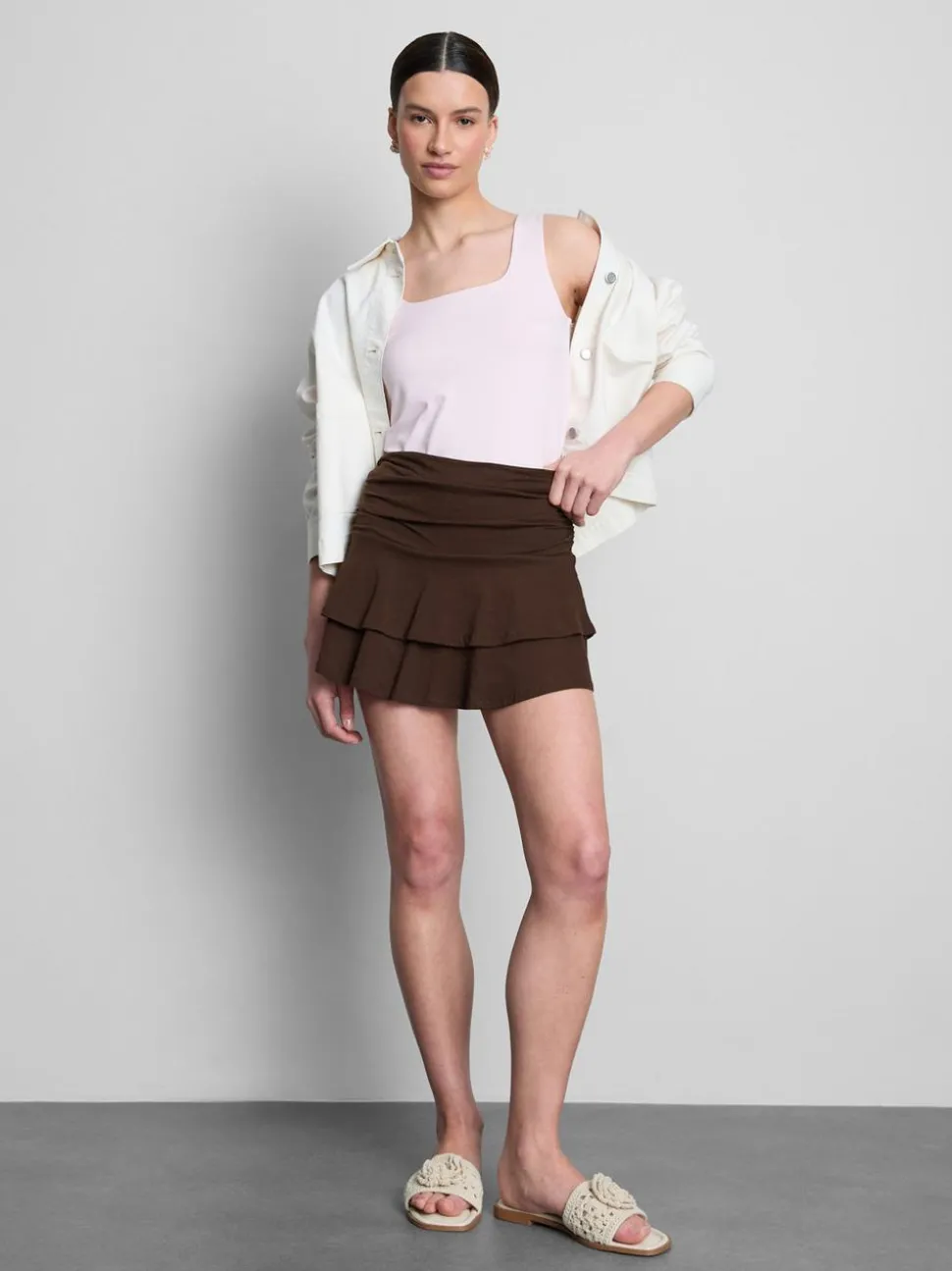 Mini-Rara-Rock mit geraffter Taille