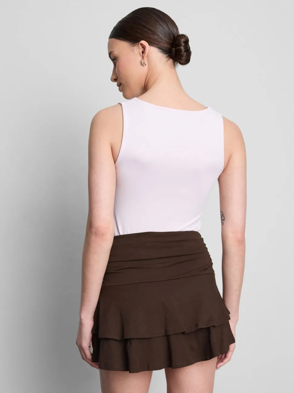 Mini-Rara-Rock mit geraffter Taille