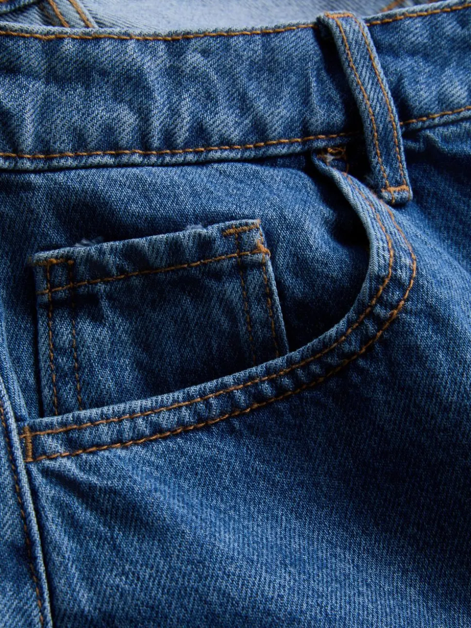 Minirock aus Baumwoll-Denim