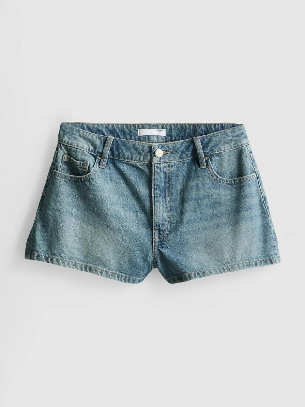 Minishorts aus Baumwoll-Denim