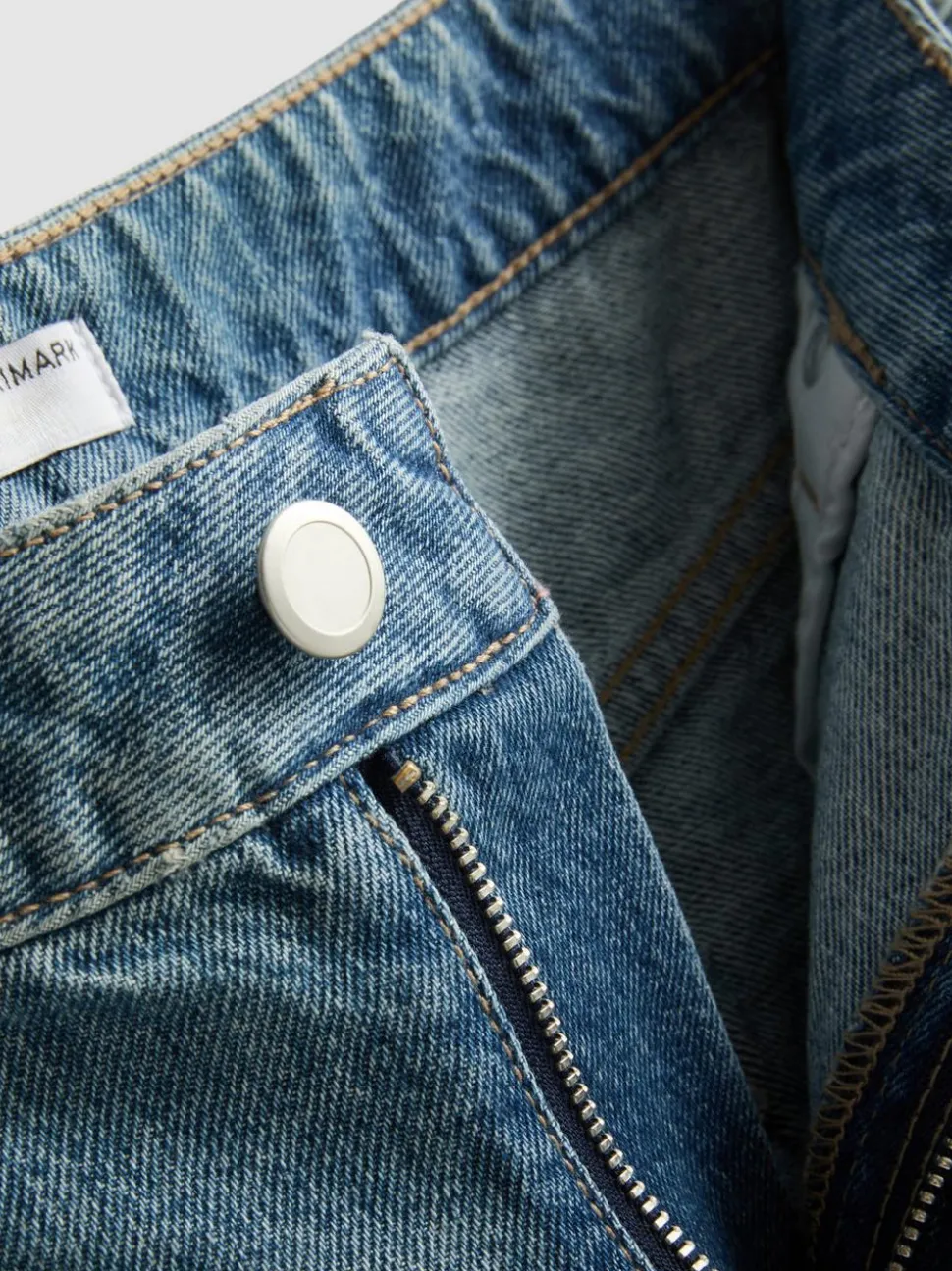 Minishorts aus Baumwoll-Denim