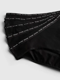 Mini-Slips mit hohem Baumwollanteil, 5er-Pack
