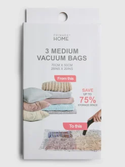 Mittelgroße Vakuumbeutel, 3er-Pack