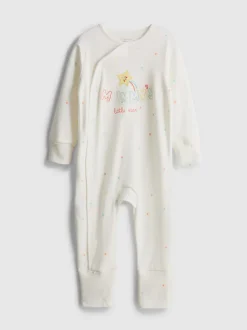 0–24 Monate | Babystrampler mit Wickel-Front