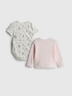 0–18 Monate | „Disney Bambi“ Body und Cardigan für Neugeborene
