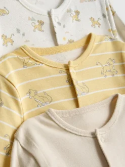 0-24 Monate | „Disney Der König der Löwen Simba“ Schlafanzüge mit Druckknöpfen, 3er-Pack