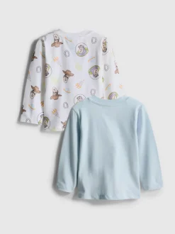 0–18 Monate | „Disney Pixar Toy Story“ Langarmshirts für Neugeborene, 2er-Pack