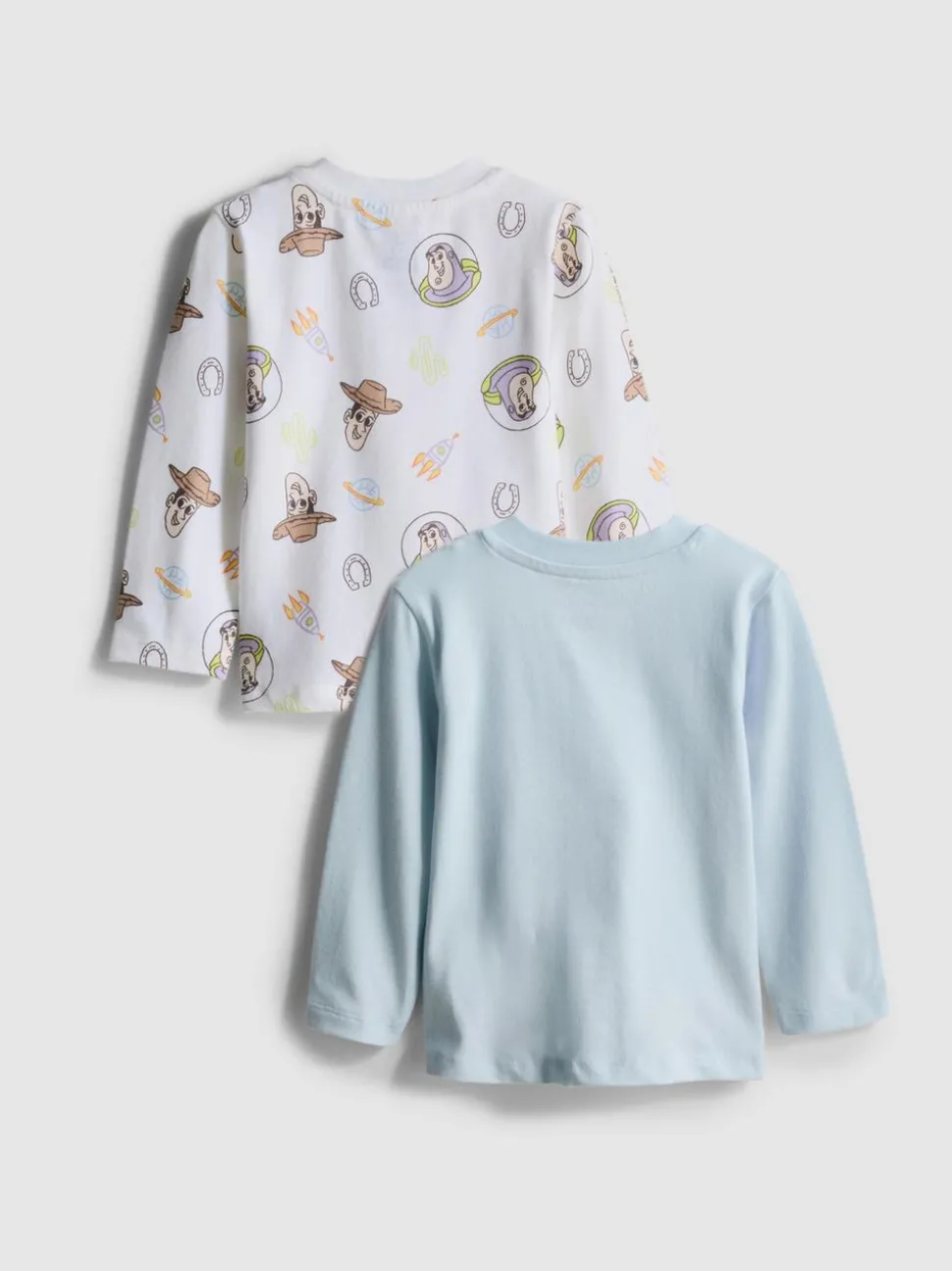 0–18 Monate | „Disney Pixar Toy Story“ Langarmshirts für Neugeborene, 2er-Pack
