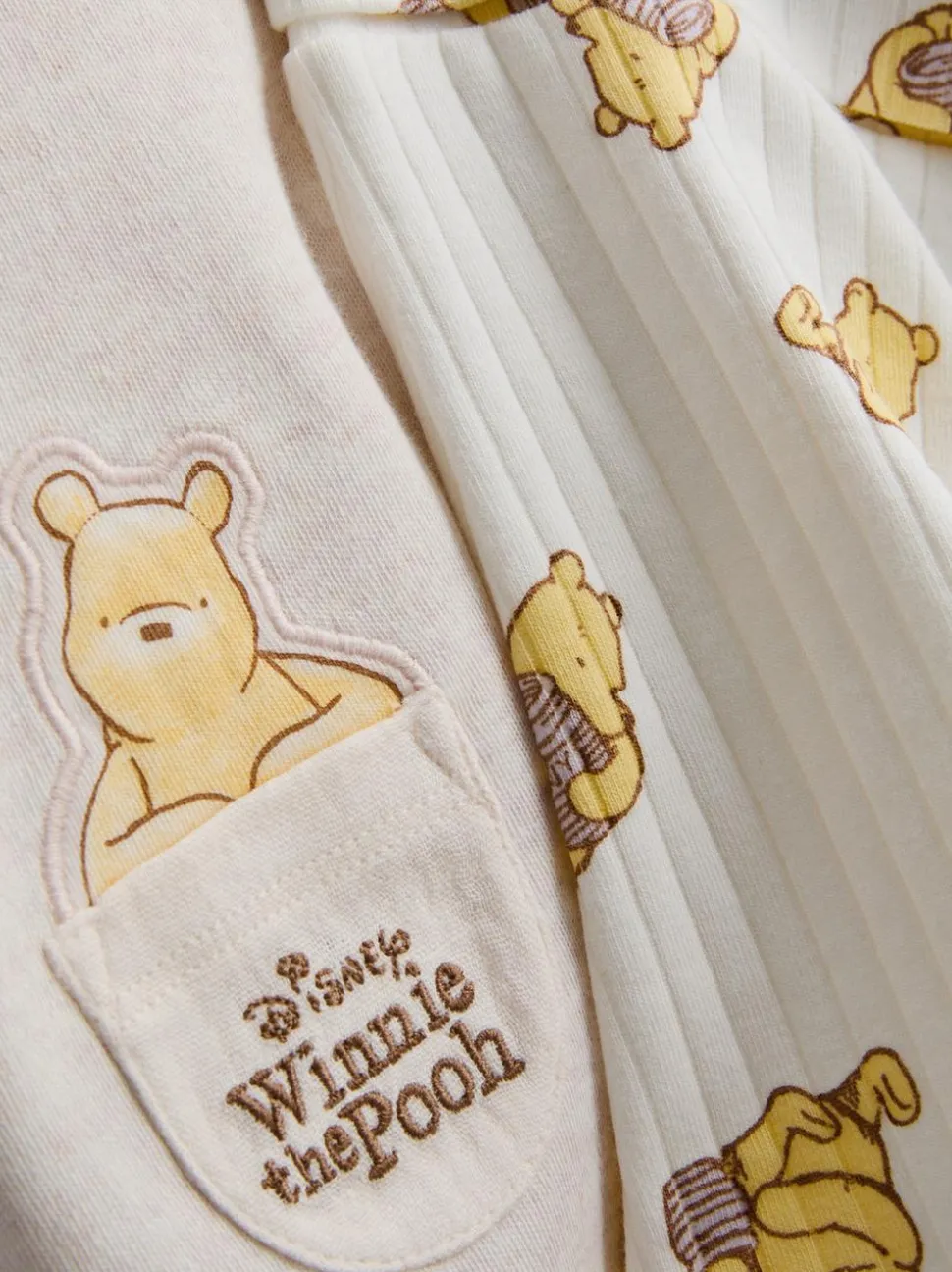 0–18 Monate | „Disney Winnie Puuh“ Wickeltop und Shorts für Neugeborene