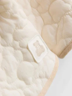 0–18 Monate | Gesteppte Bären-Jacke für Neugeborene