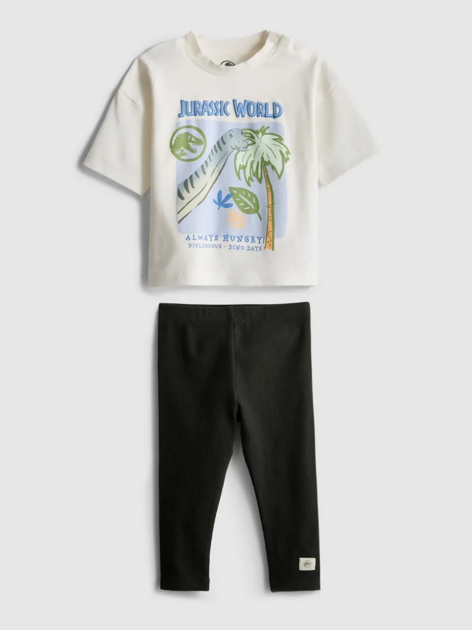 0–36 Monate | „Jurassic World“ T-Shirt und Leggings im Set