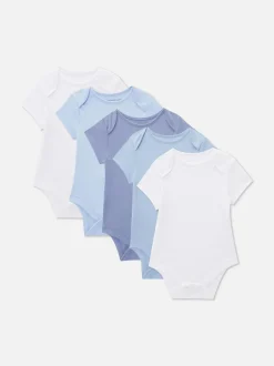 0–36 Monate | Kurzärmelige Bodys, 5er-Pack