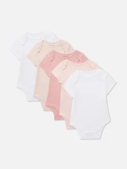 0–36 Monate | Kurzärmelige Bodys, 5er-Pack