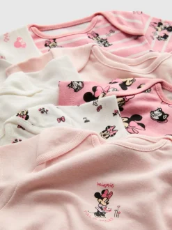 0–36 Monate | Kurzärmelige „Disney Minnie Maus“ Bodys, 7er-Pack