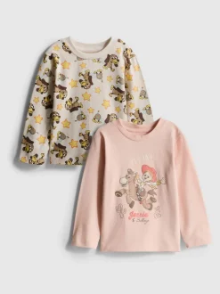 0–18 Monate | Langarmshirts für Neugeborene, 2er-Pack