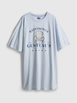 Nachthemd im Oversized-Look mit „Disney Ratatouille“ Grafik