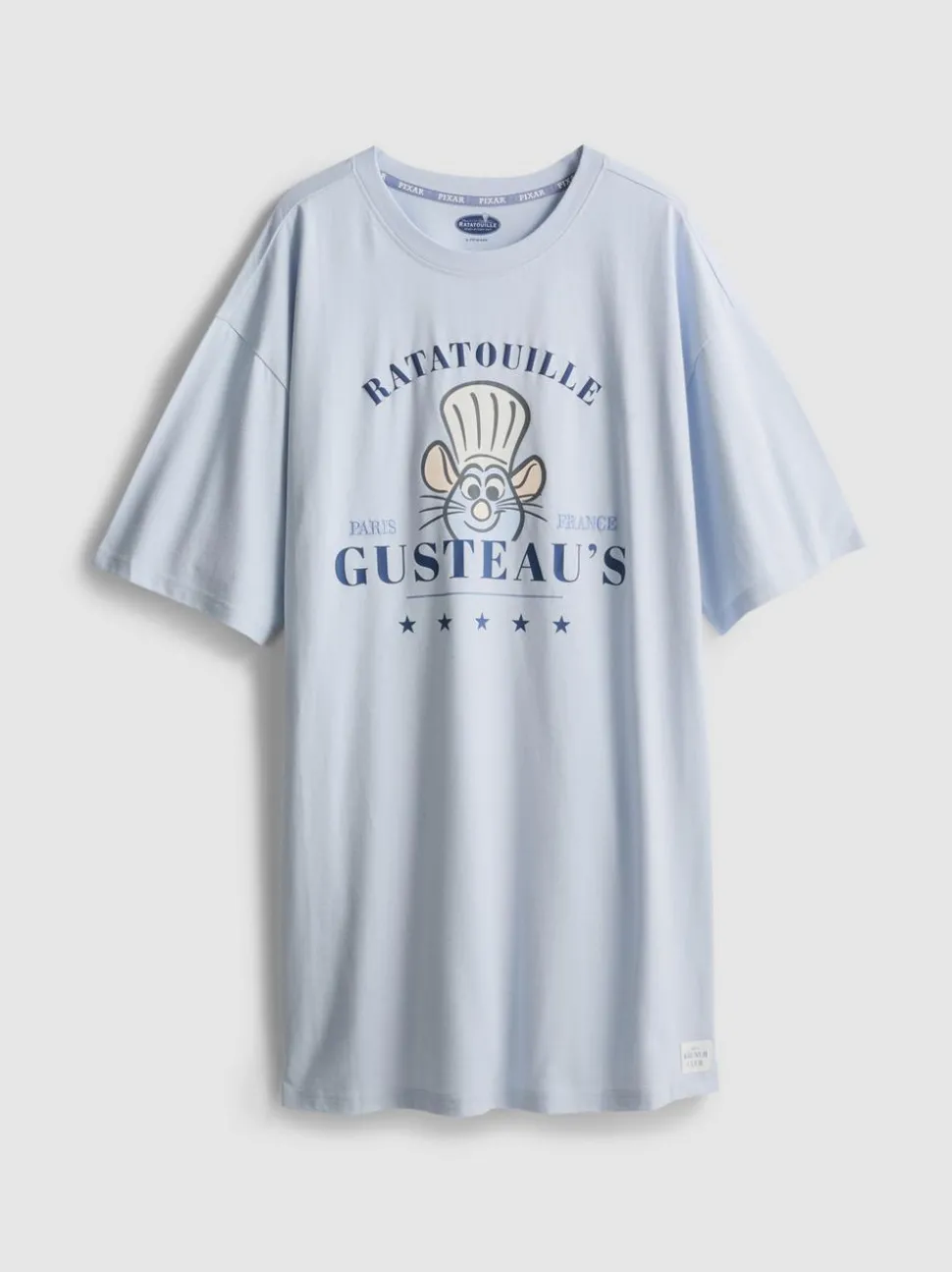 Nachthemd im Oversized-Look mit „Disney Ratatouille“ Grafik