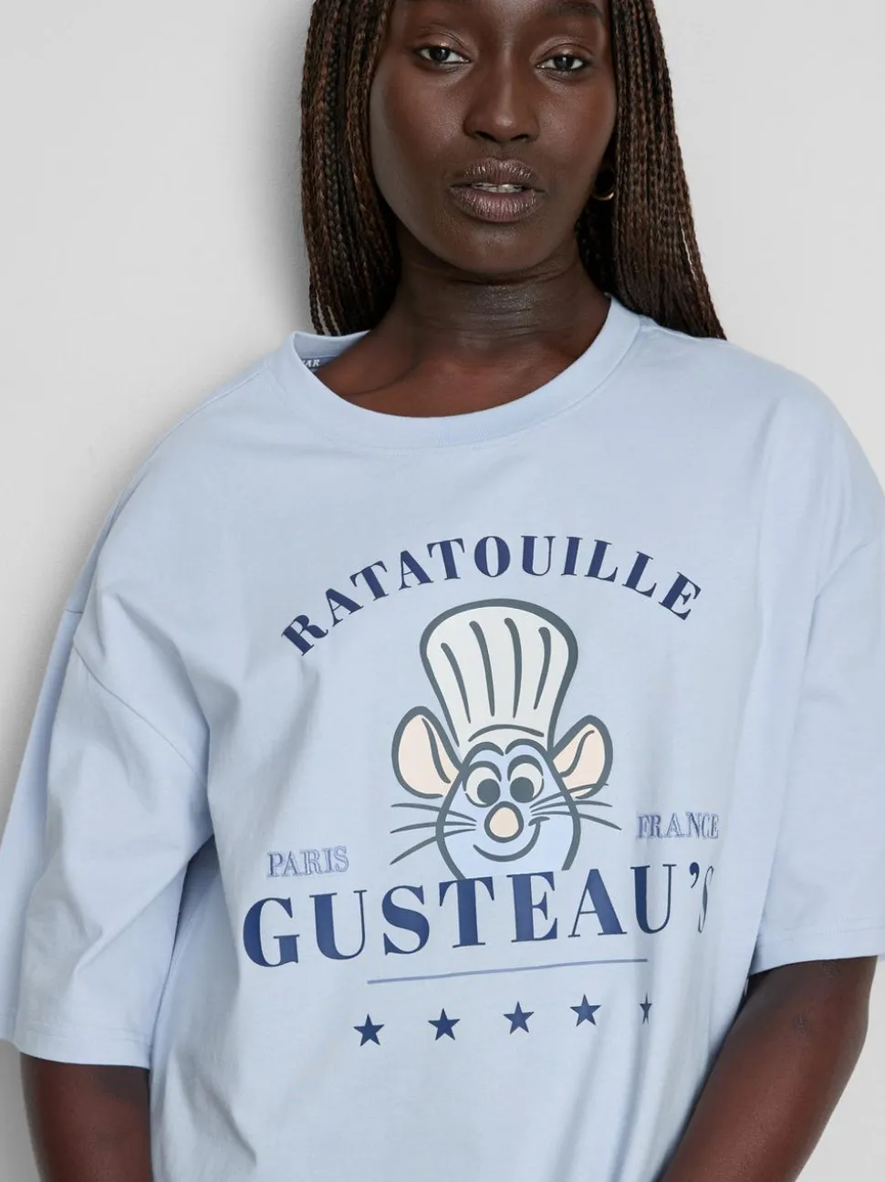 Nachthemd im Oversized-Look mit „Disney Ratatouille“ Grafik