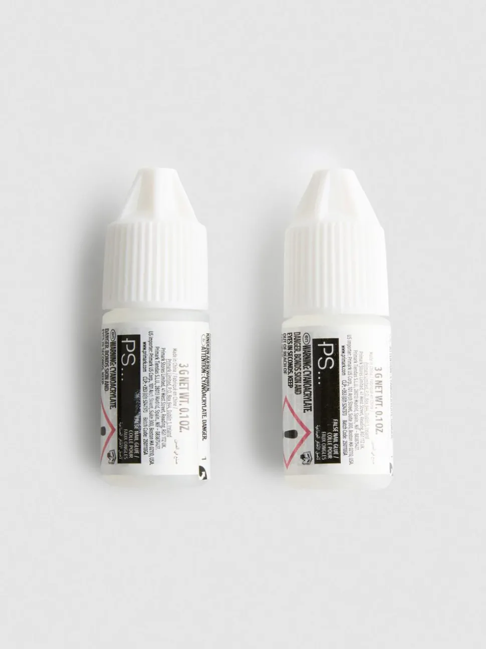 Nagelkleber für Kunstnägel, 2er-Pack