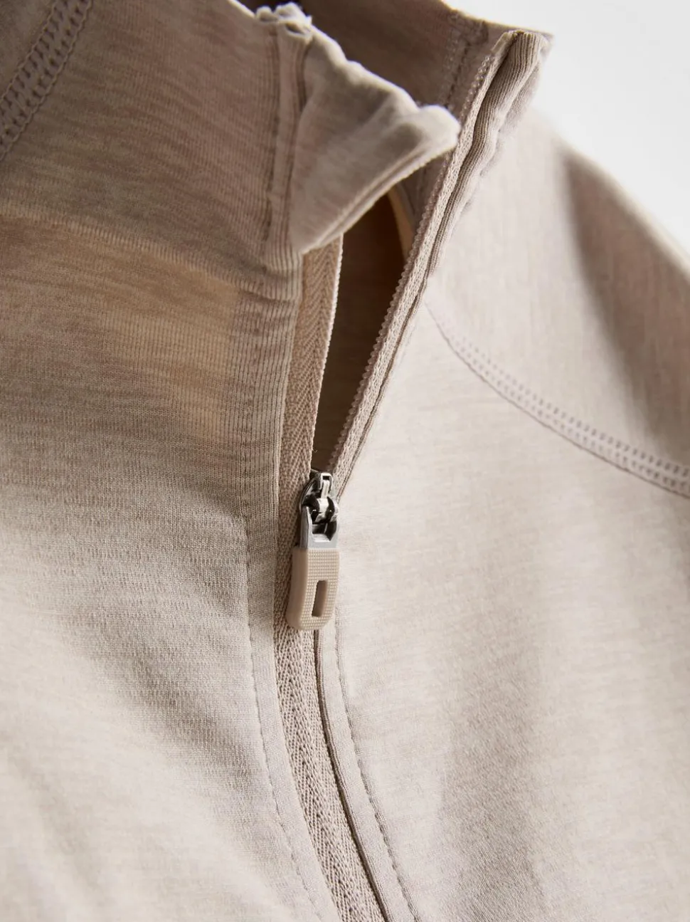 Nahtlose Jacke mit Reißverschluss