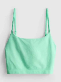 Nahtloses, kurzes Trägertop